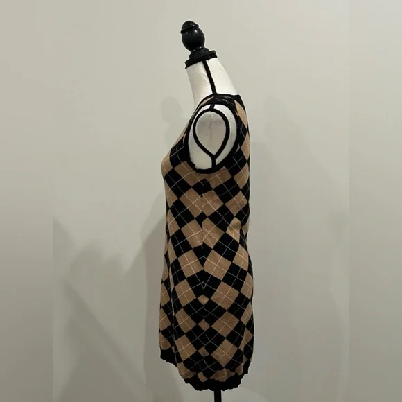 Aster Argyle Sweater Dress - Picture 2 of 3
